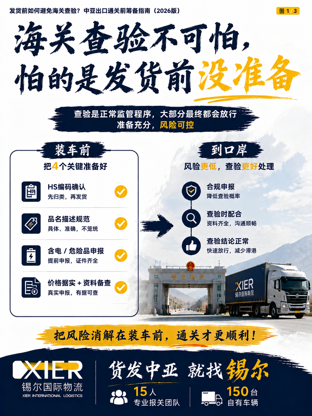 海关查验不可怕，怕的是发货前没准备